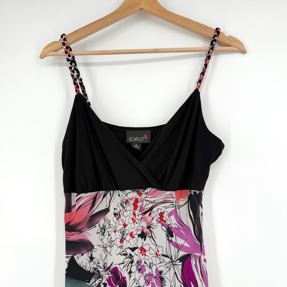 Scarlett Y2K 2000s‎ Babydoll Floral Empire Waist Dress Size 8 - Picture 3 of 9